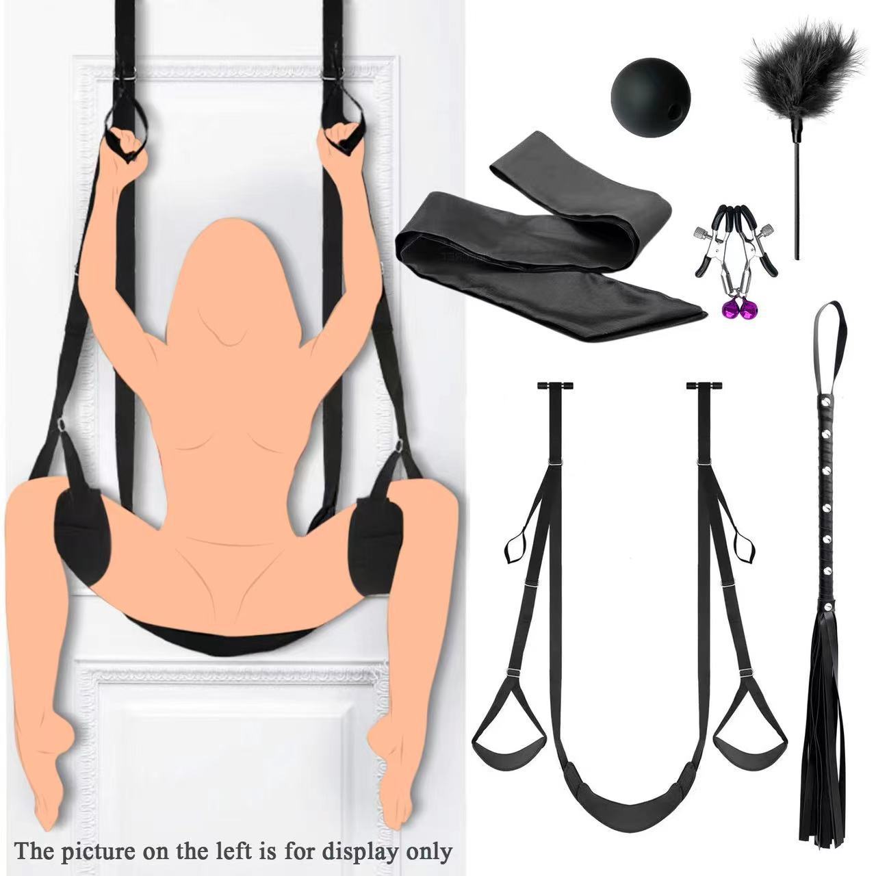 Foreign trade SM door swing nylon cushion adult flirt 3/6 piece set husband and wife auxiliary sex products factory wholesale