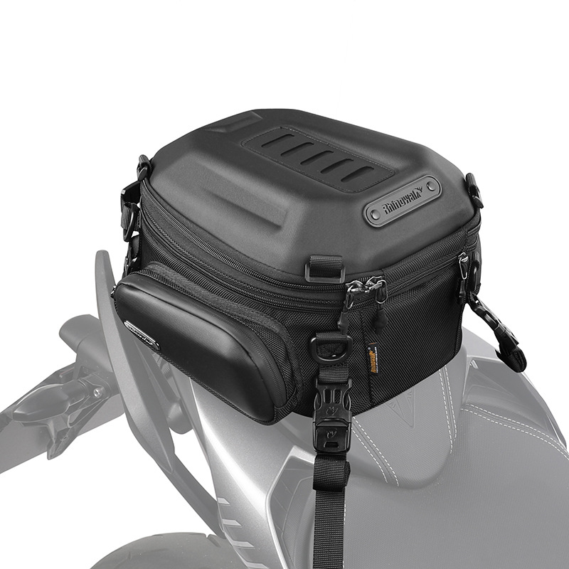 Motorcycle Tail bag hard shell rear seat bag backpack motorcycle equipment cross-border hot sale Rhinowalk rhinoceros walk
