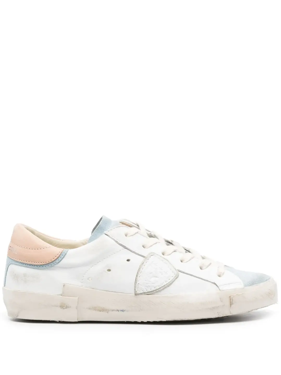 Philippe Model Paris Dirty Shoes Small Dirty Shoes Distressed Sneakers Women's Shoes Fashion Casual Shoes Genuine Leather