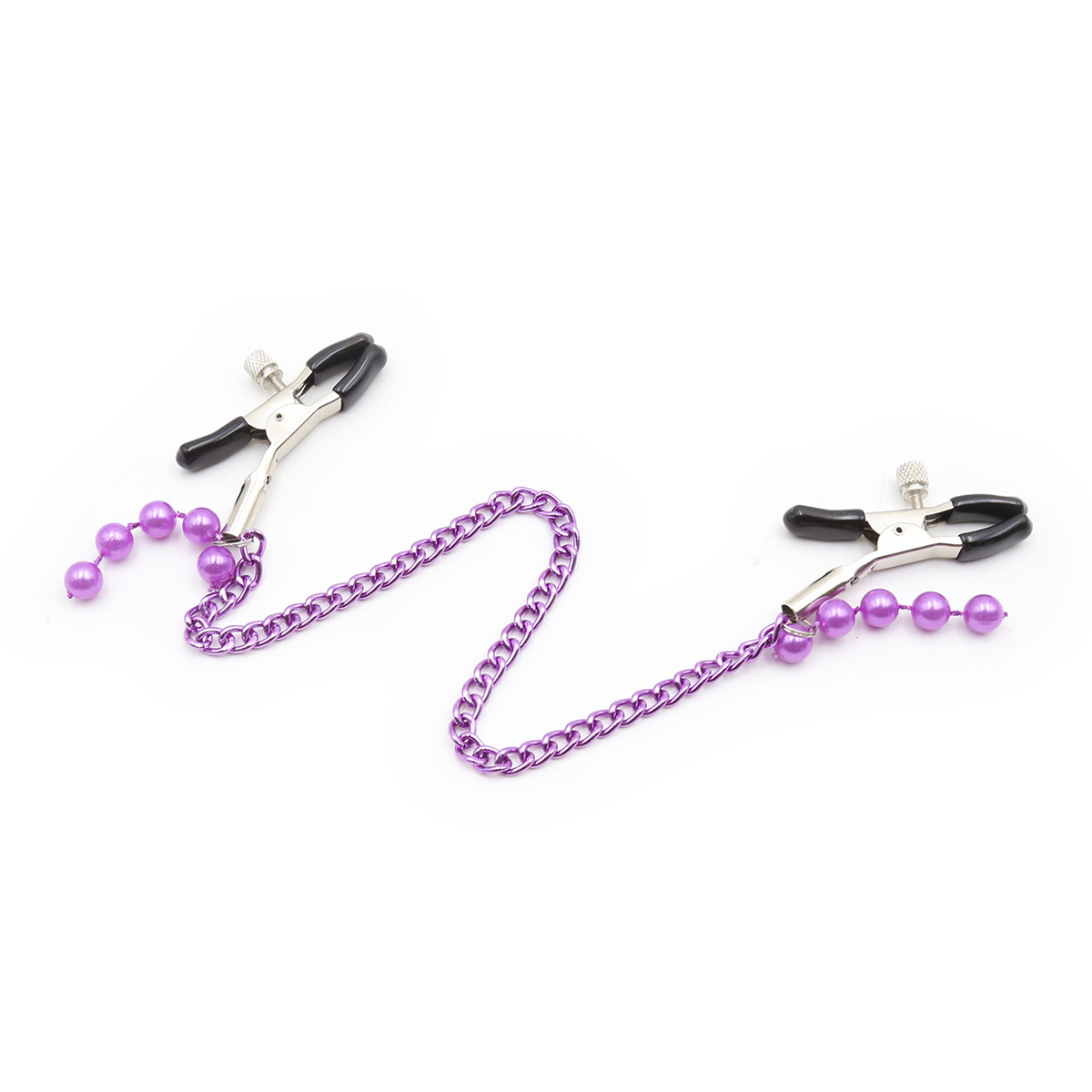 Hot Selling Couples Flirting Sex Fun Products Alternative Toys Men's and Women's Bell Double Peak Milk Clip