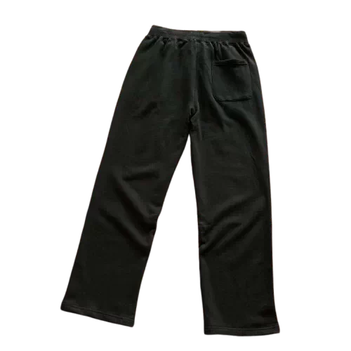 Left black/brown batch bell with round rope four-color straight pants 22110709