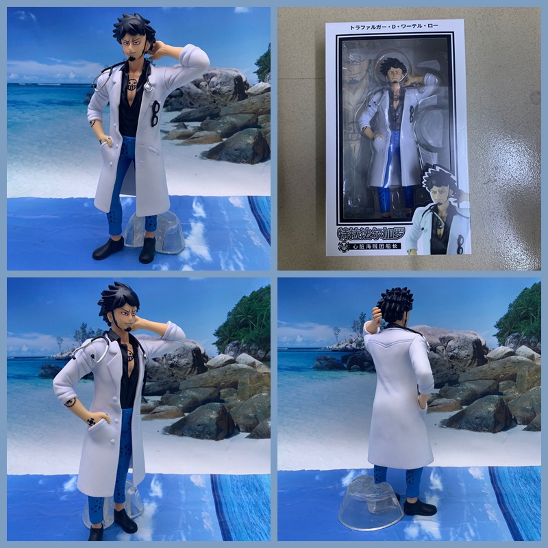 One Piece King GK Trafalgar Garro Doctor Xiao Luo Standing Posture Model Doll Ornaments Boxed Hand-held