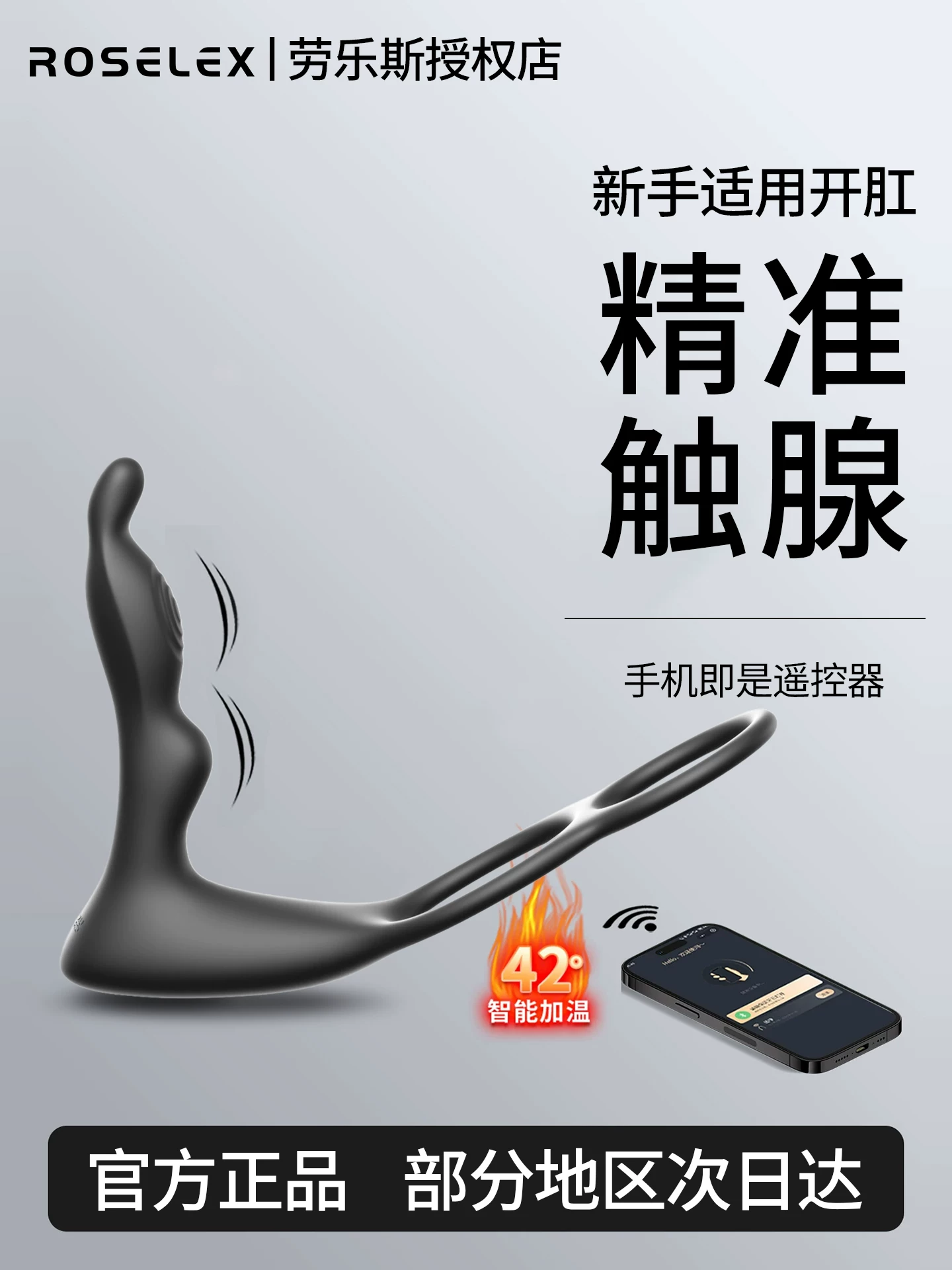 Prostate Massager, Adult Male Products, Masturbation Device, Backcourt Sex Toy, Orgasm Vibrator, Anal Plug