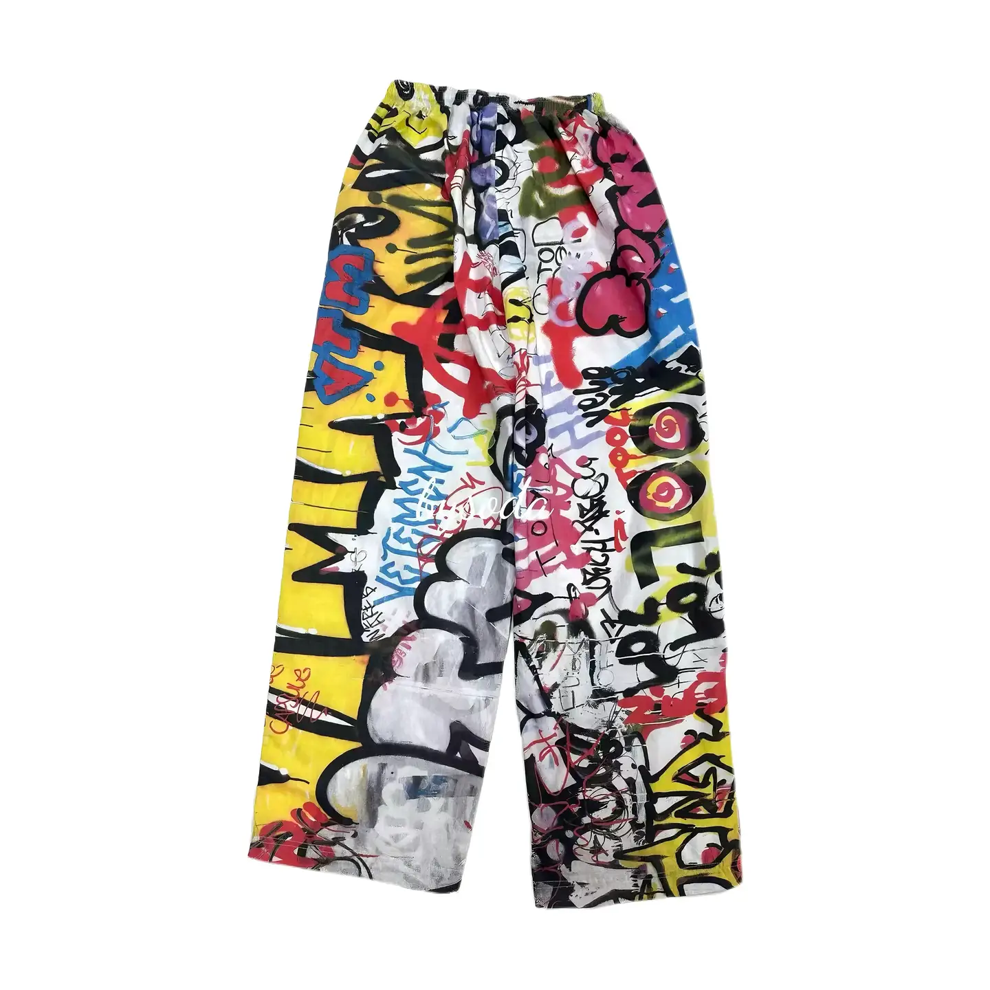 (Rare) Vtm Opium Beenslackin Same Style Digital Printed Graffiti Wide Leg Pants Yvl
