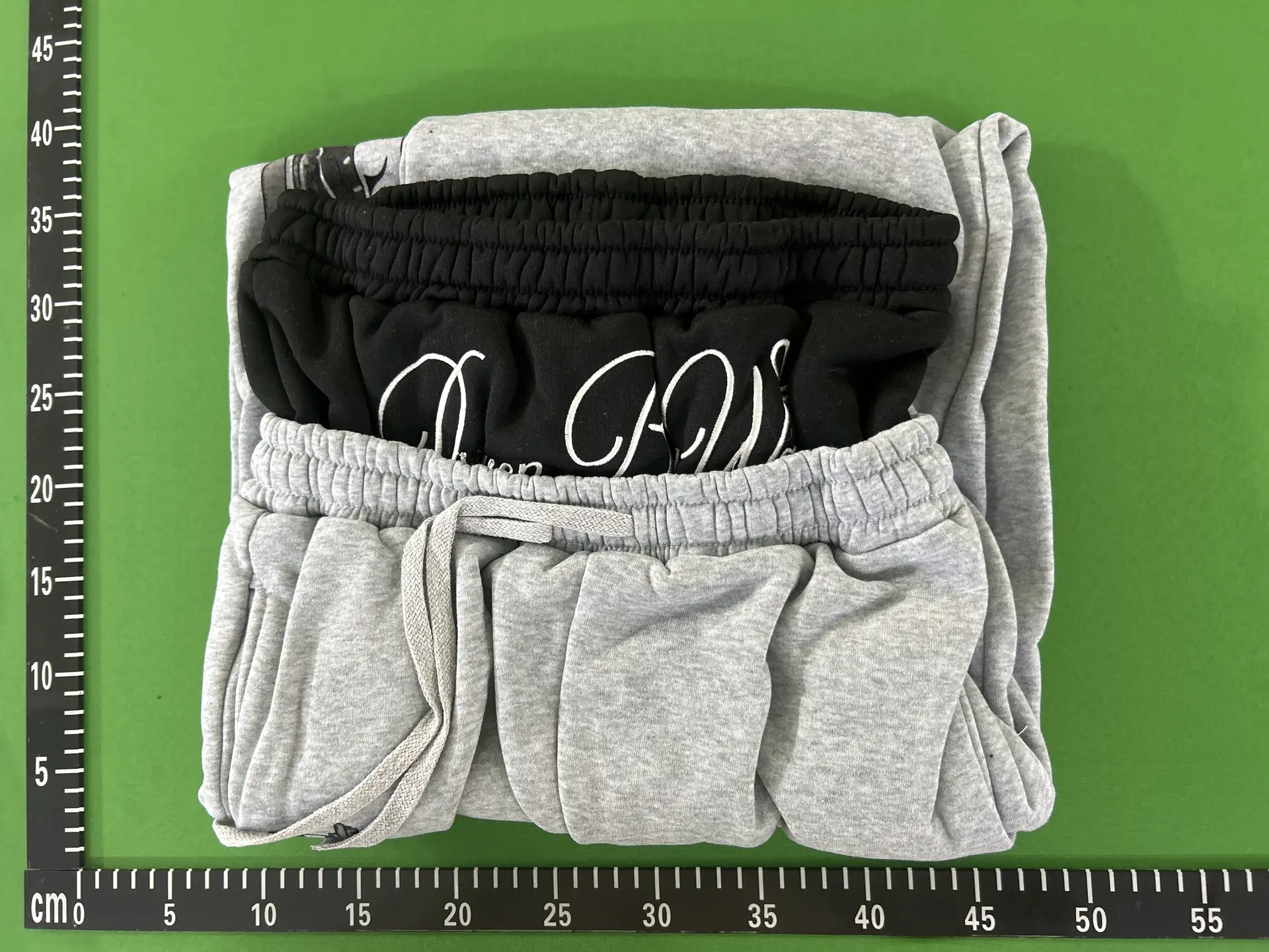 American retro y2k hip-hop casual pants, double waist street folding couple's sanitary pants, hip-hop sports pants