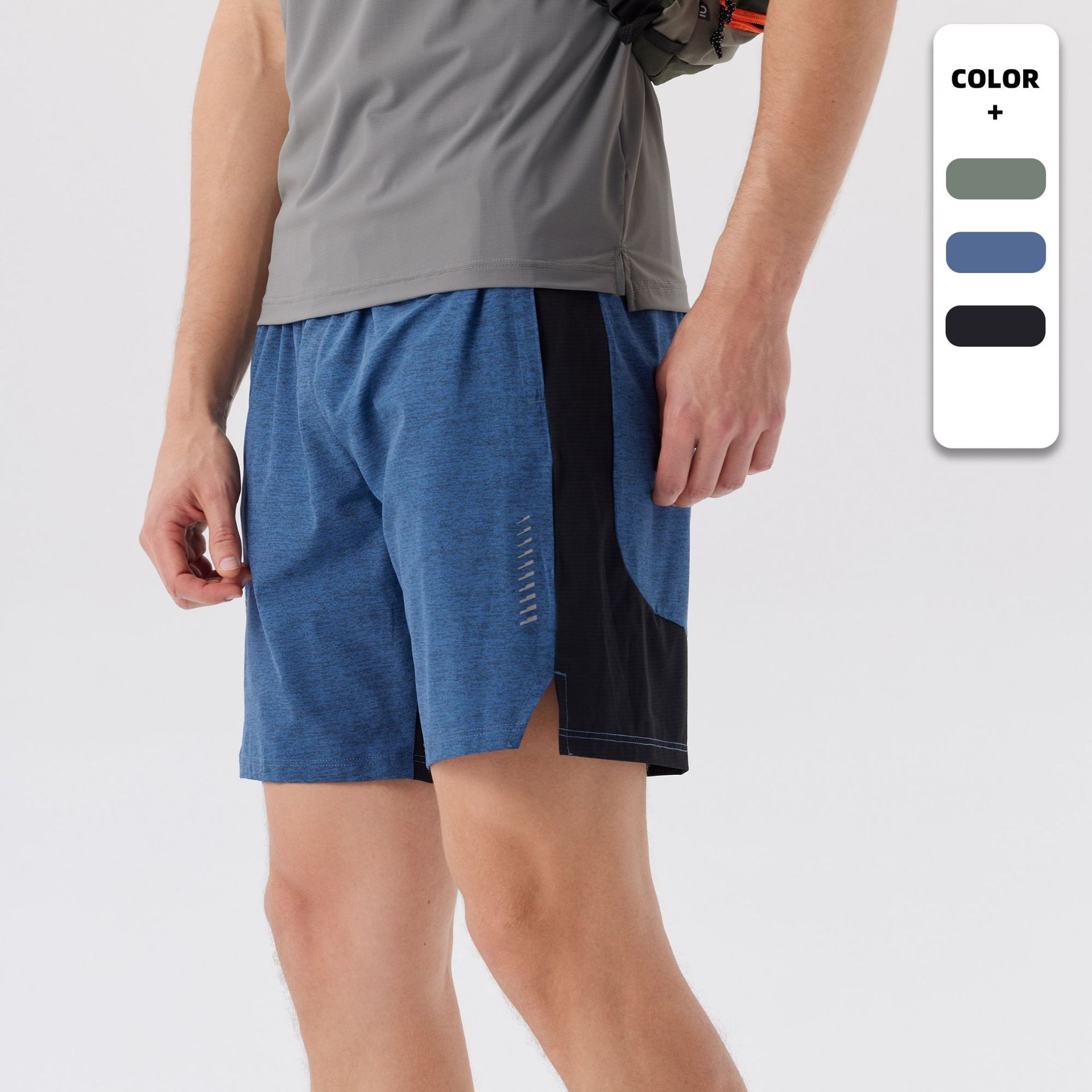 Stitching Sports Shorts Men's Summer Outdoor Running Shorts Breathable Quick-drying Pants Fitness Clothes Basketball Sports Pants Men
