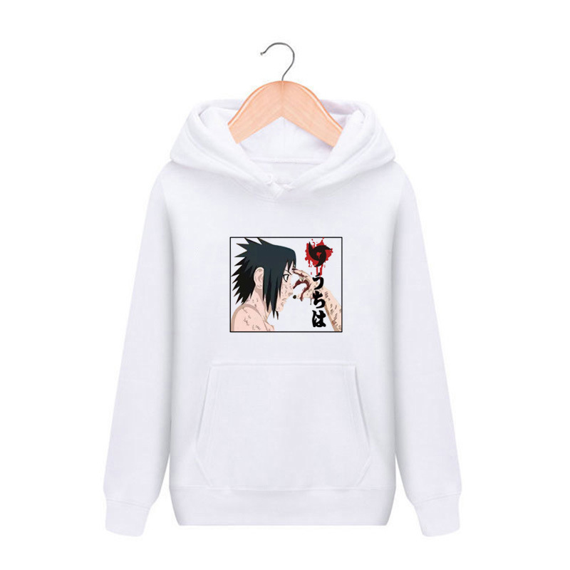 AliExpress foreign trade Japanese man Naruto peripheral printing fashion men's and women's same hooded pullover sweater