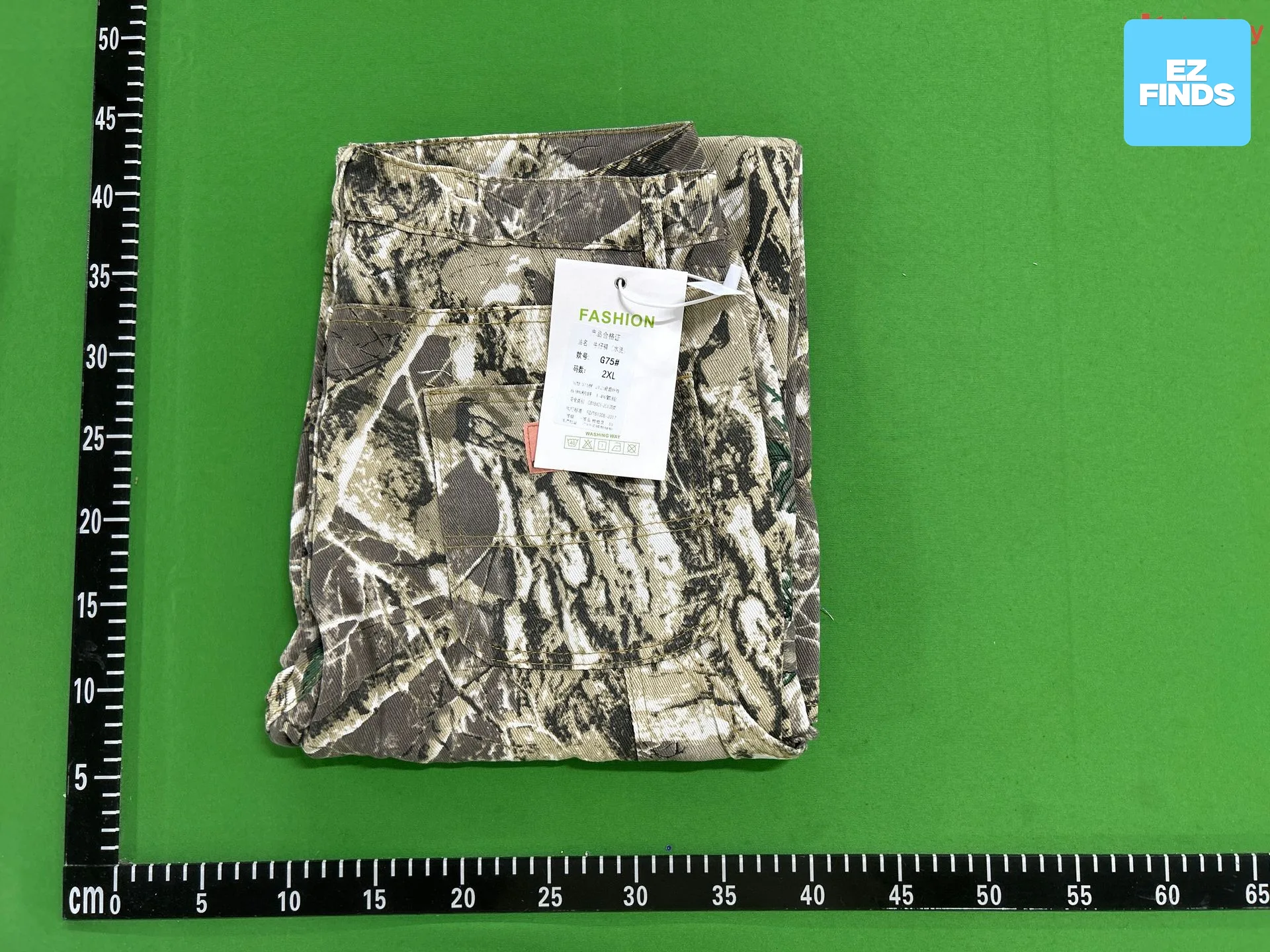 Y2k Jeans New Harajuku Hip Hop Camouflage Retro Oversize Den QC