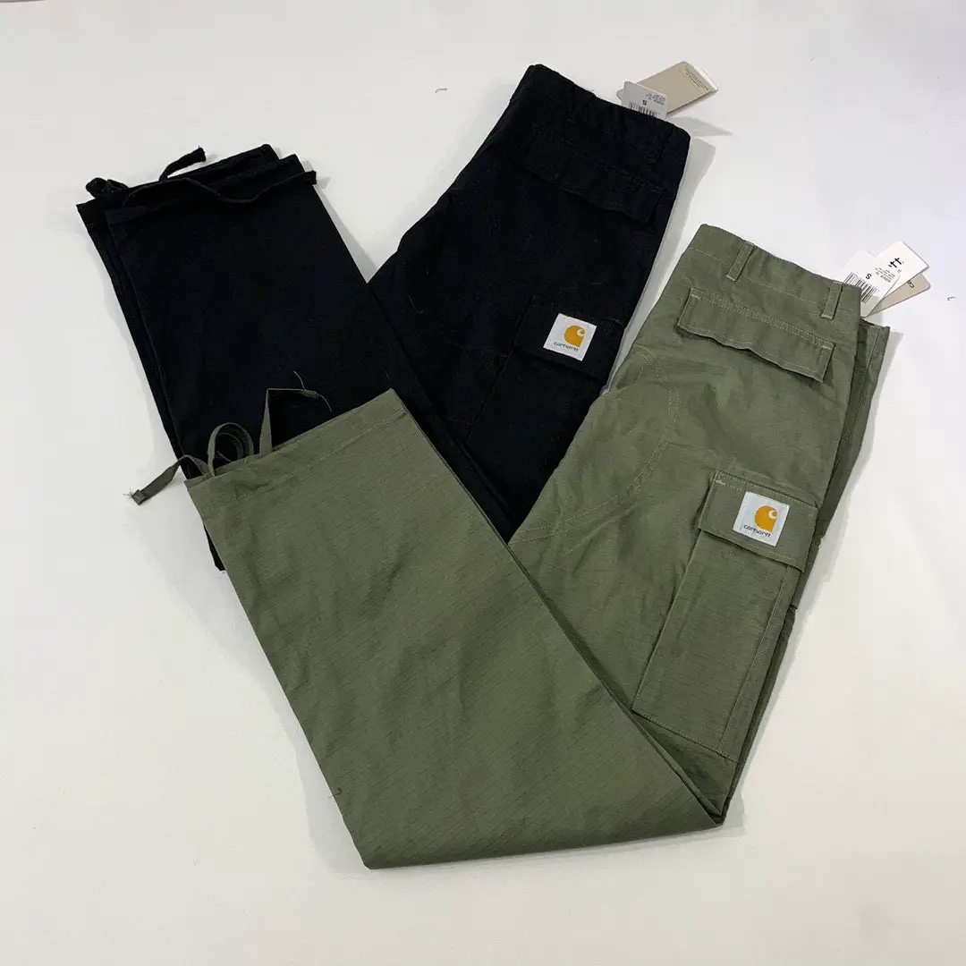 Car Regular Cargo Pant Multi-Pocket Cargo Pants Casual Straight Long American Style Retro Mountain Style Daily Fashion