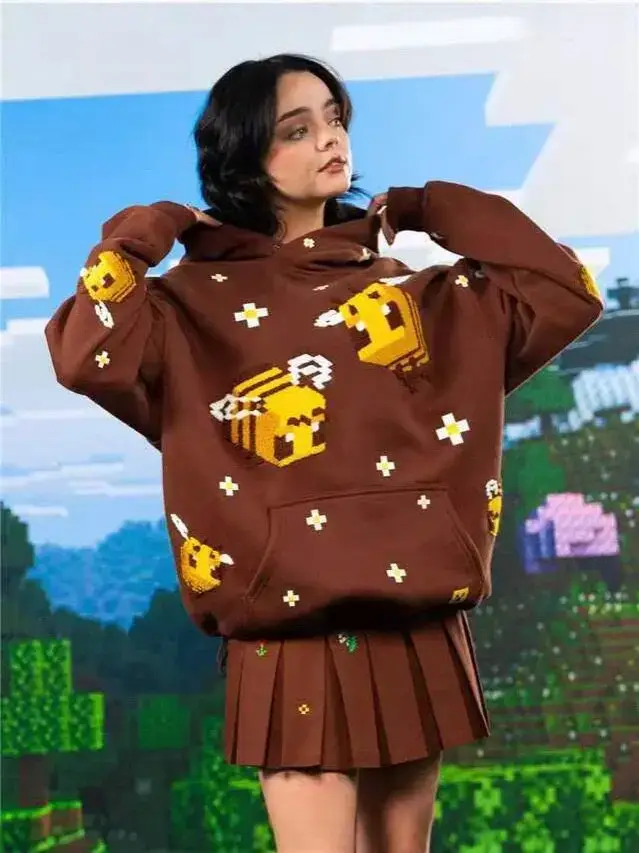 High Street Fashion Embroidery Hoodie Sweatshirt Heavy Embroidered Hoodie