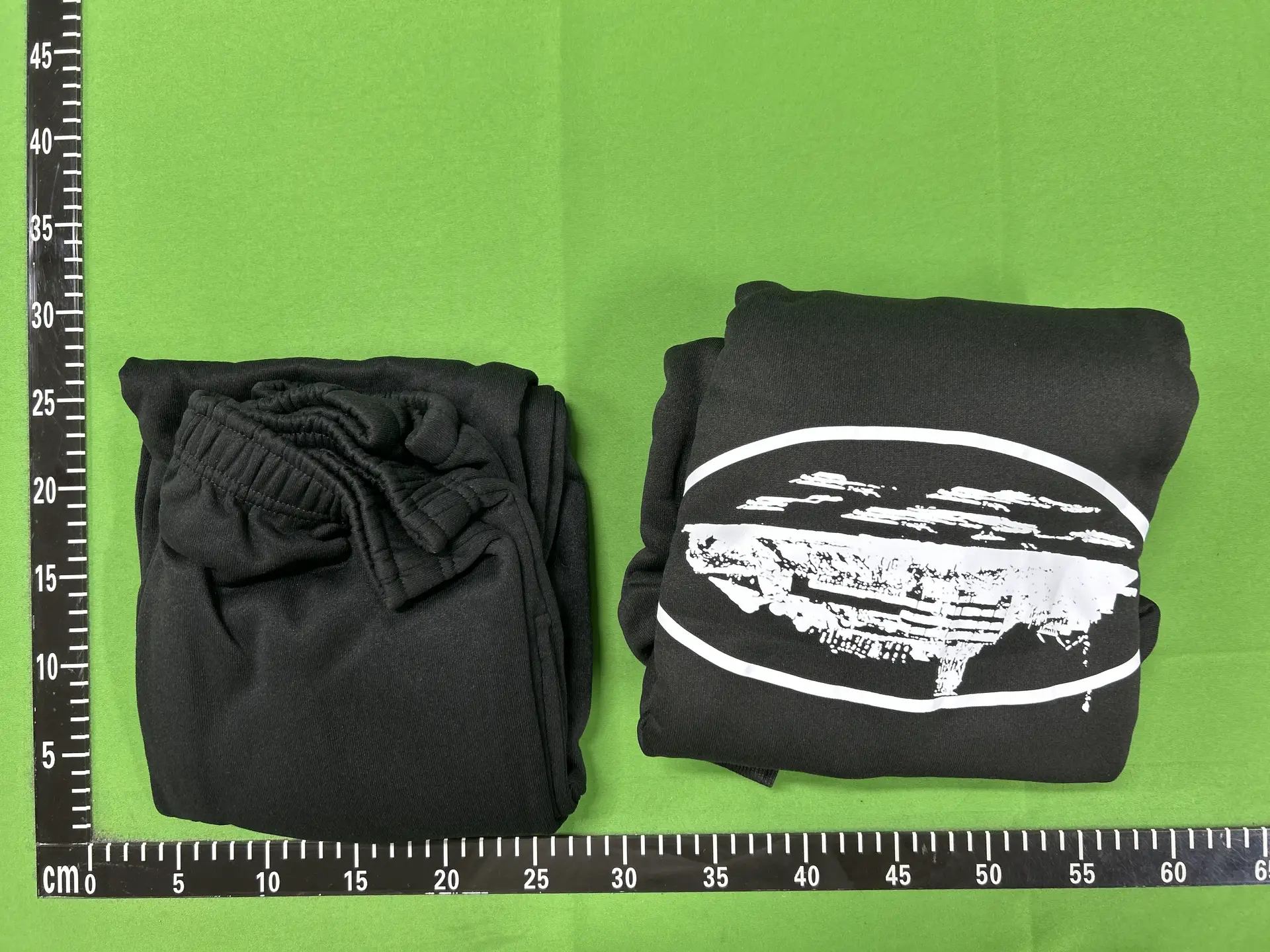 Black Hoodie and Sweatpants Set
