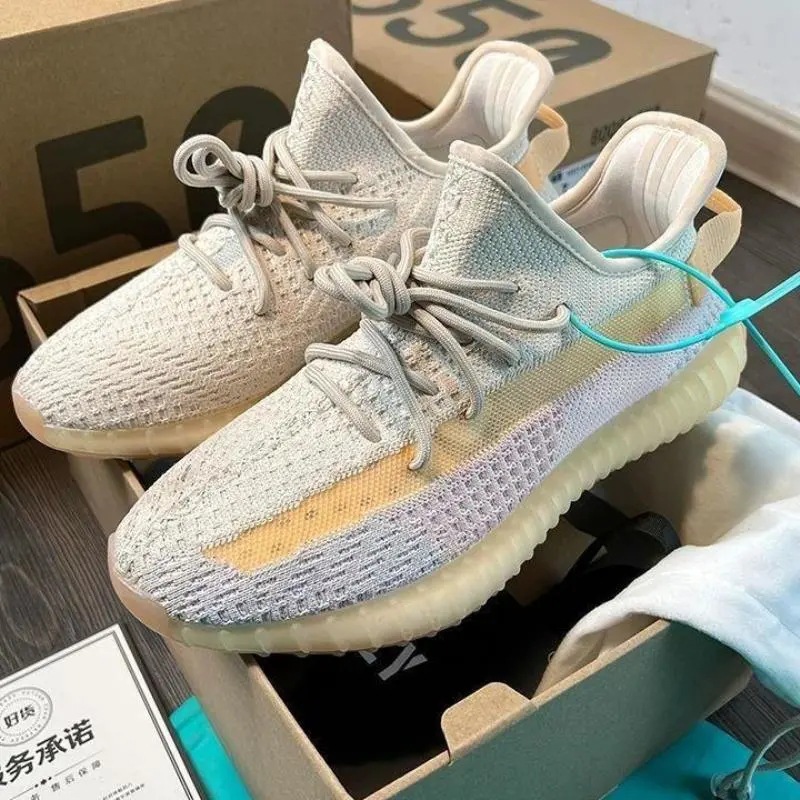 Putian Coconut 350 Men's Shoes in White and Yellow for Summer, Pure White Women's Shoes, Black Starry Pattern, Breathable Rubber Sole with a Soft, Comfortable Feel