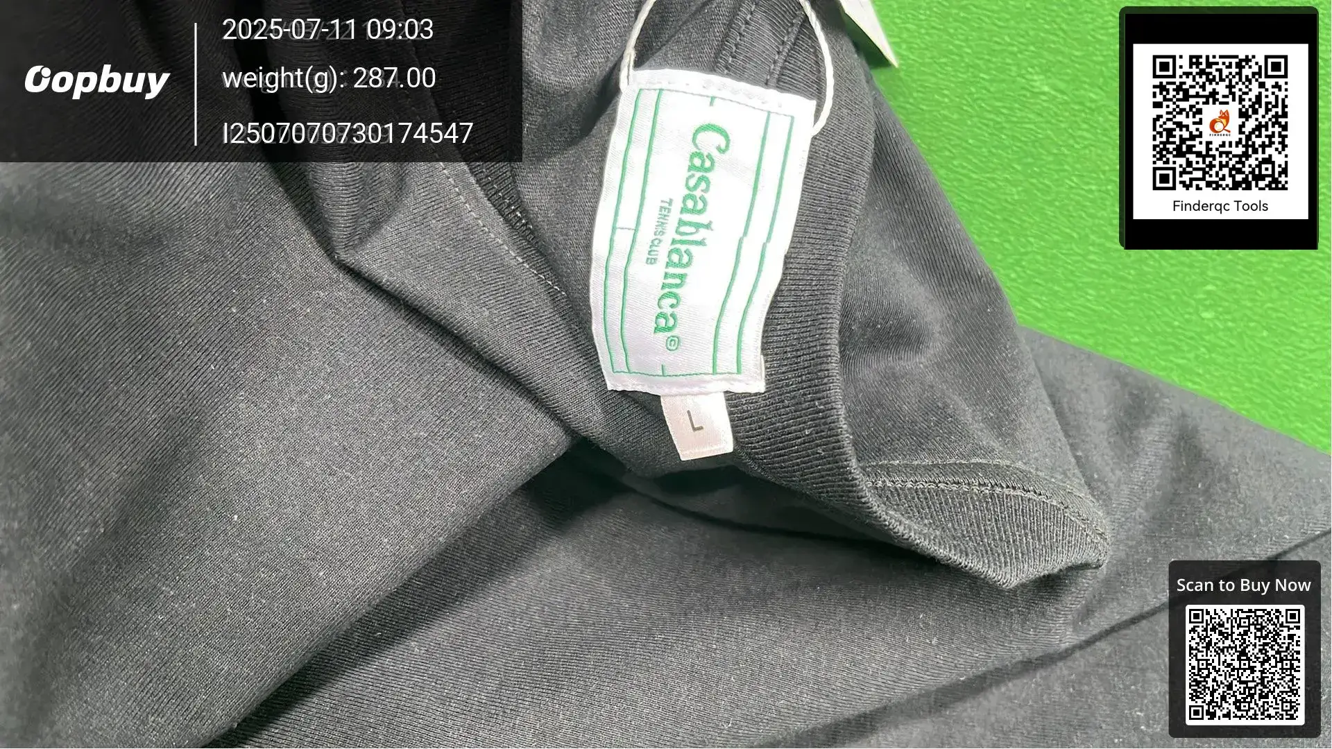 casablanca Casablanca Short Sleeve Heavy 260g American Fashion Brand Niche Loose High Street T-shirt