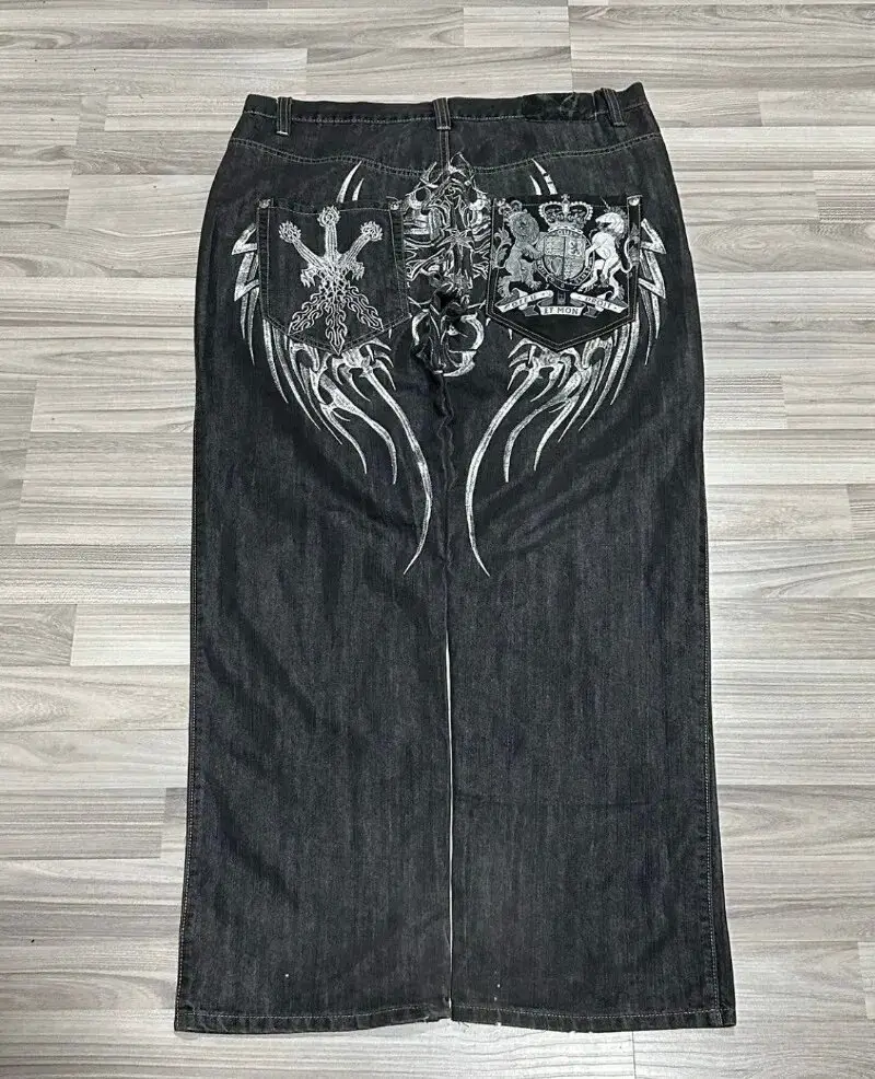 Y2K Bigboy Men Streetwear Baggy Jeans Casual Men Jeans