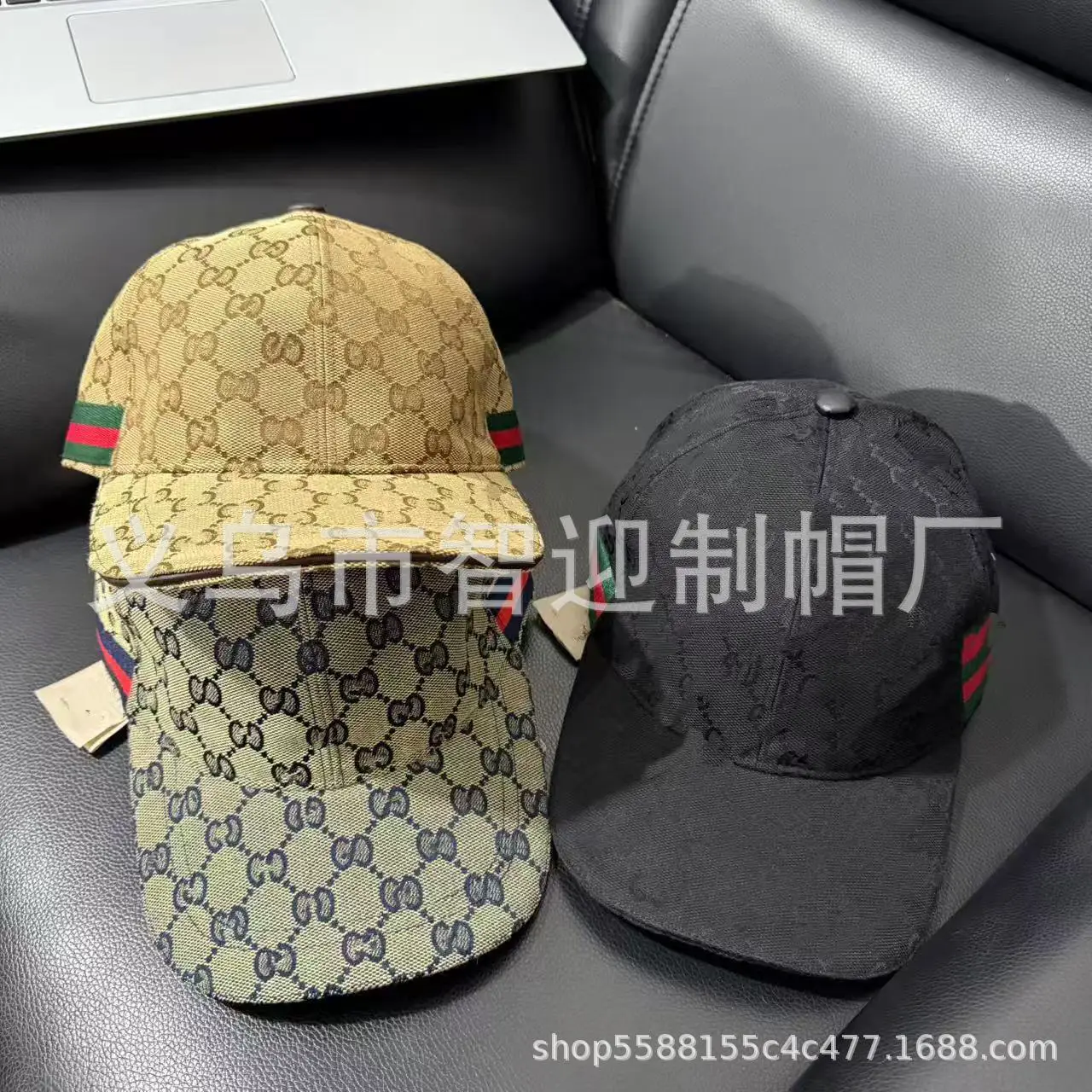 High-Quality Fashion Gold Classic Floral Baseball Cap for Women, Fashionable Sun Hat for Men, Versatile Sun Protection Color Hat Wholesale