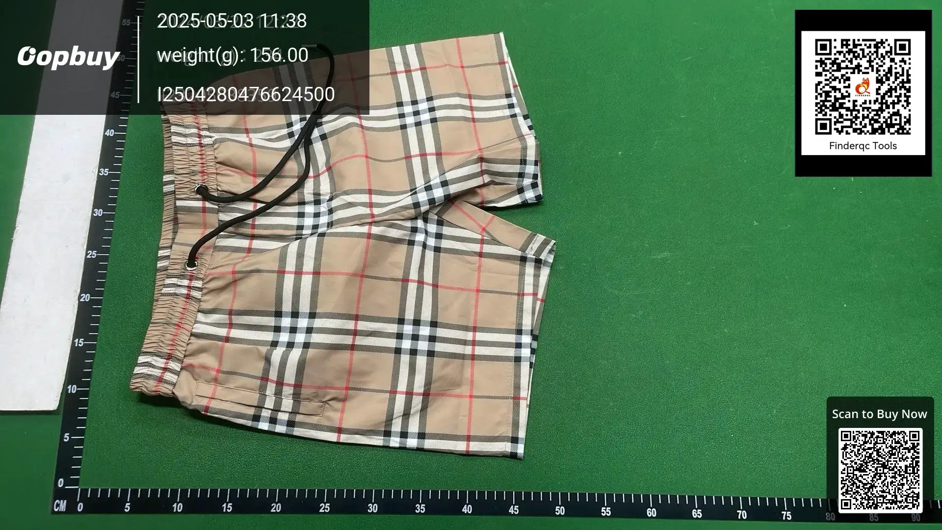 Burberry Check Swim Shorts