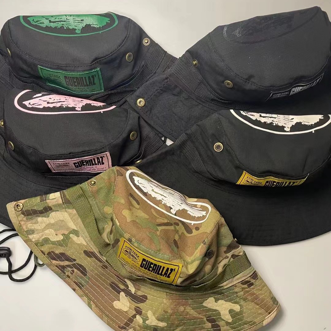 Alcatraz Corteiz 5 Starz Guerillaz Bucket Hat Fisherman Hat Sun Hat European and American