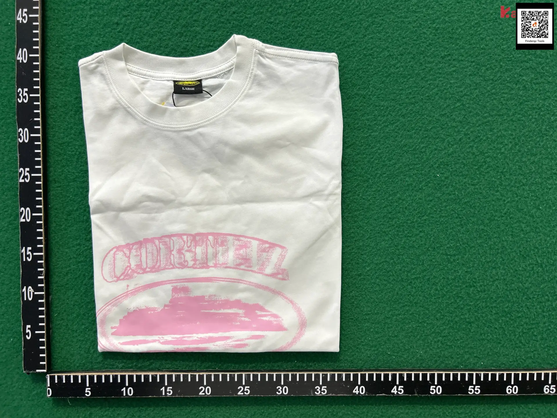 Corteiz Alcatraz Classic Basics Short Sleeve American Fashion High Street Summer Blur Print Men's and Women's Couple Wear T-Shirt