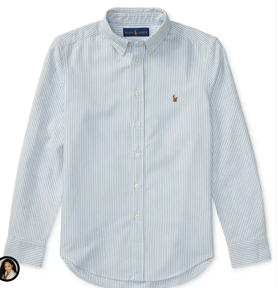 Raf Rl Boys' Oxford Cloth Shirt