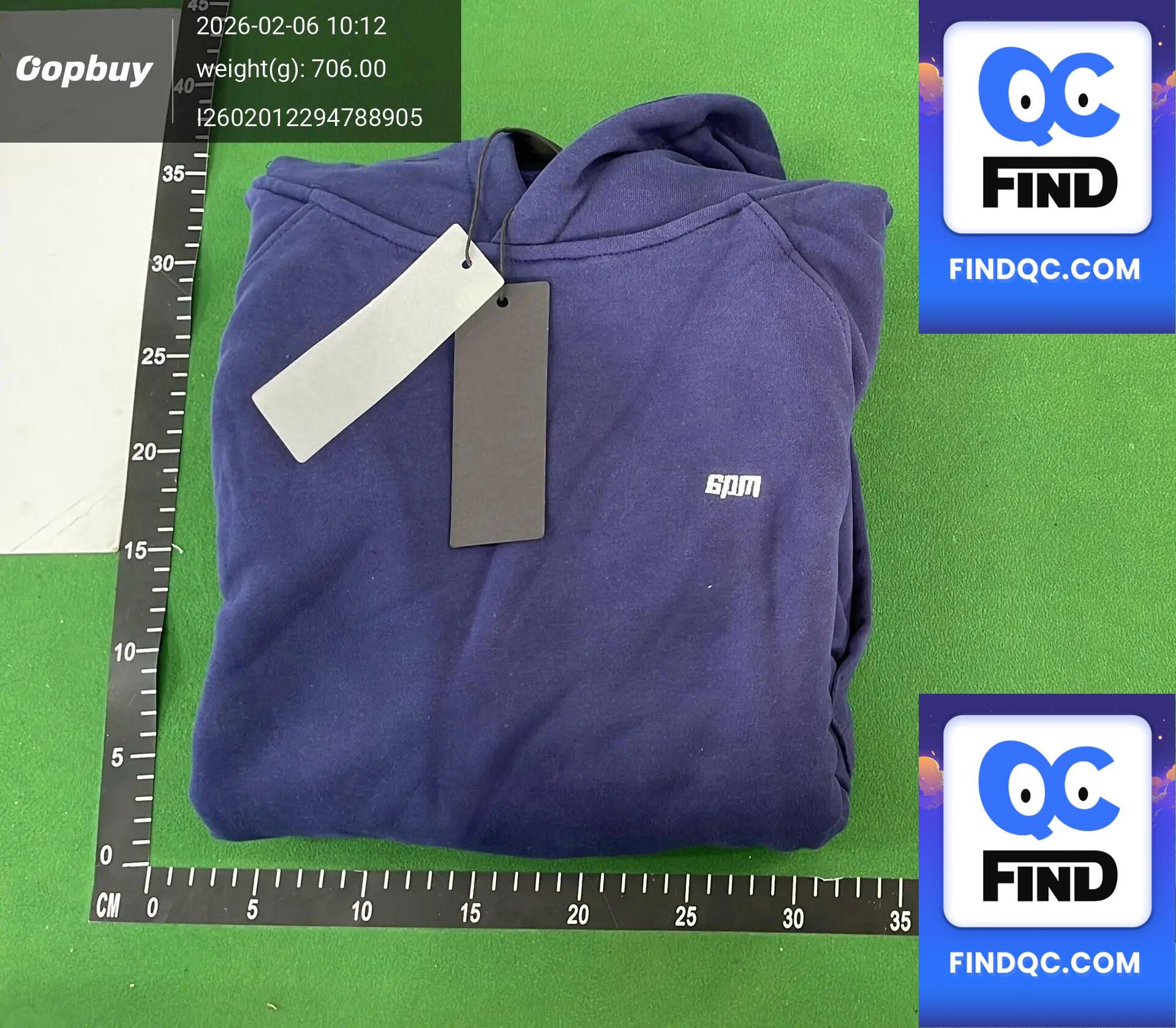 2024 new sweater 6PM chest embroidery letter terry hooded sweater European and American trend men's and women's trousers suit QC