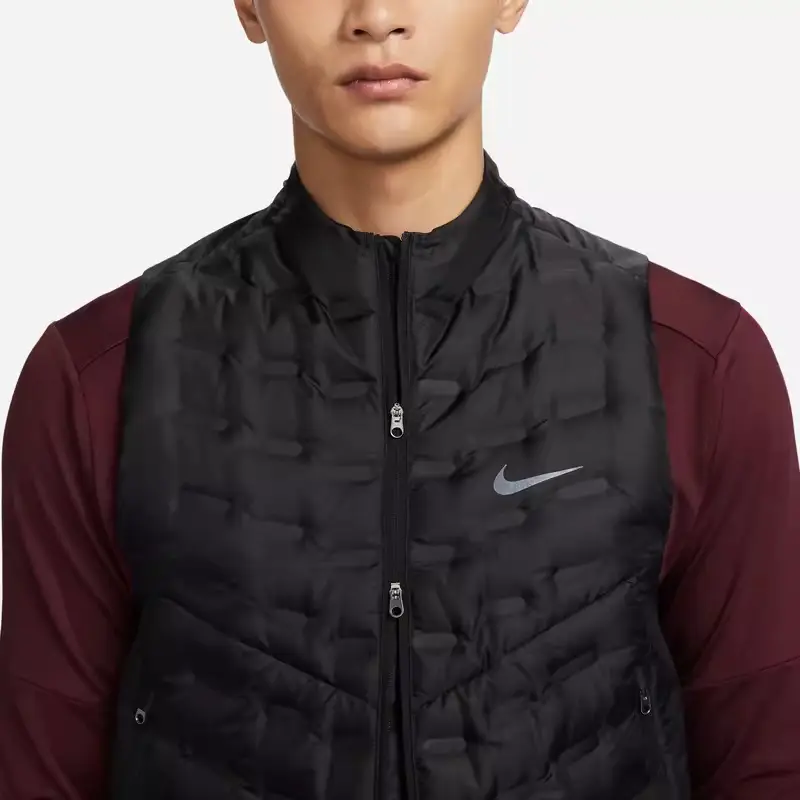 Nike/Nike Men's Sports Training Fall and winter Heattech Running down vest Vest Fb7543-010-328