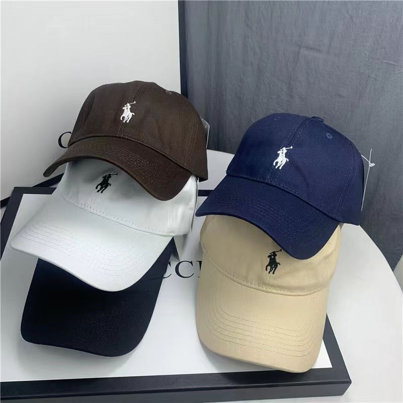 Polo Baseball Cap Men's Soft Top Cap Men's Cap Women's Summer Sun Protection Sun Hat Korean Style Instagram Fashion Brand