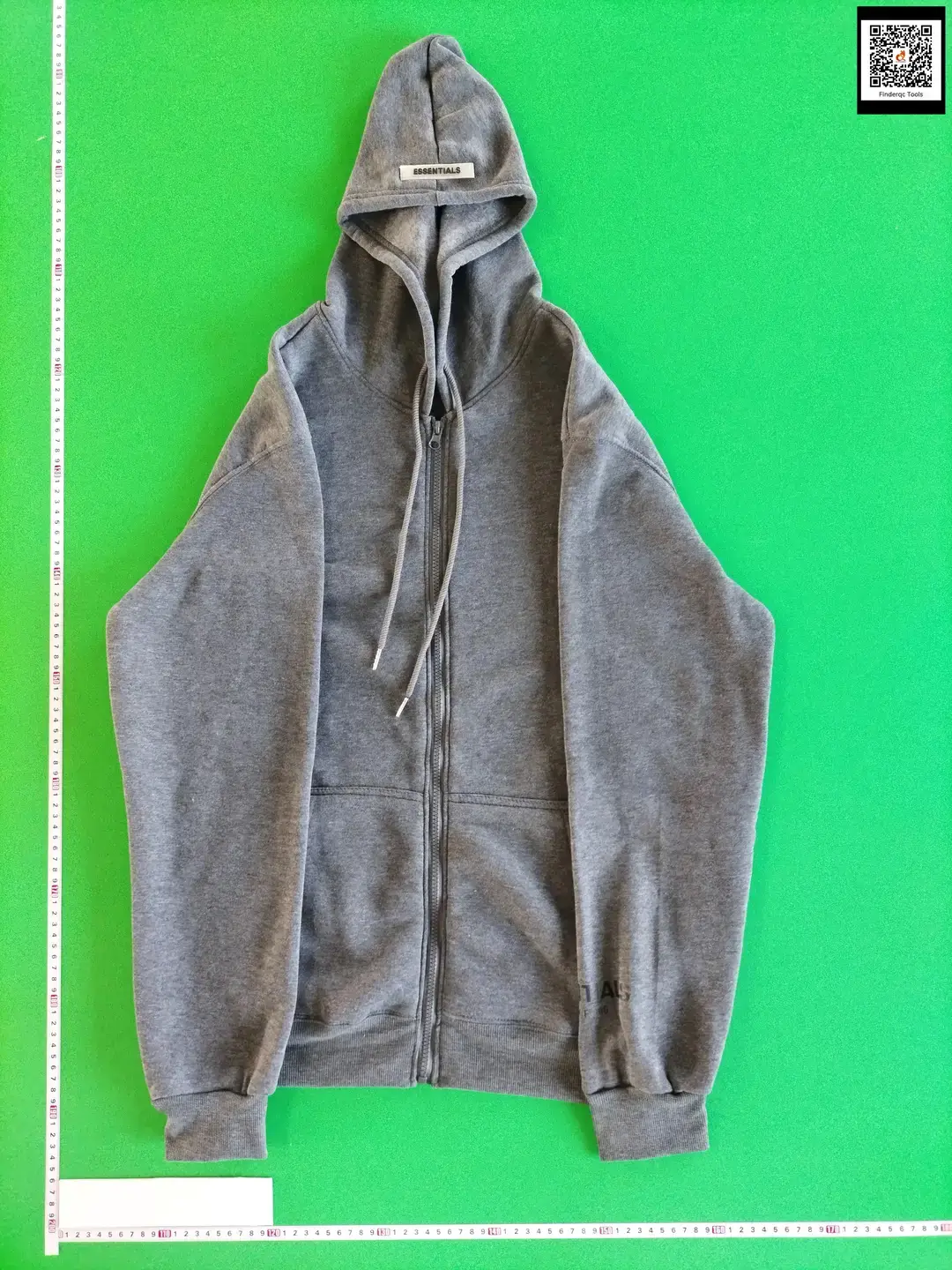 ESSENTIALS double-line FEAR OF FOG fashion brand sweater back ESS hot stamping men's and women's zipper fleece hoodie