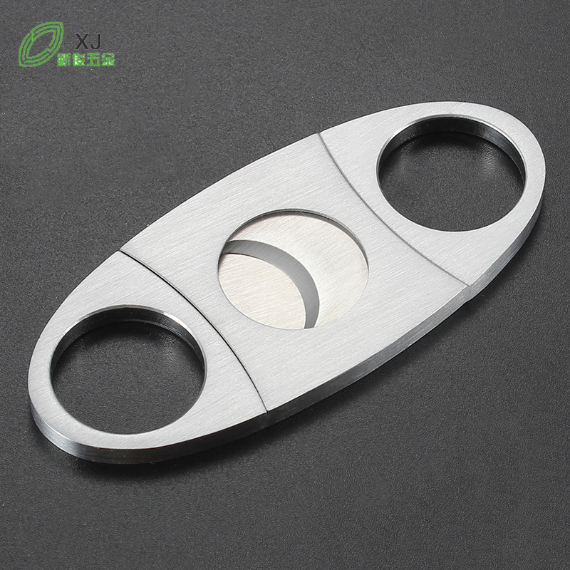 Spot Wholesale Stainless Steel Cigar Scissors Modern Simple Cigar Scissors Portable Cigar Cutter
