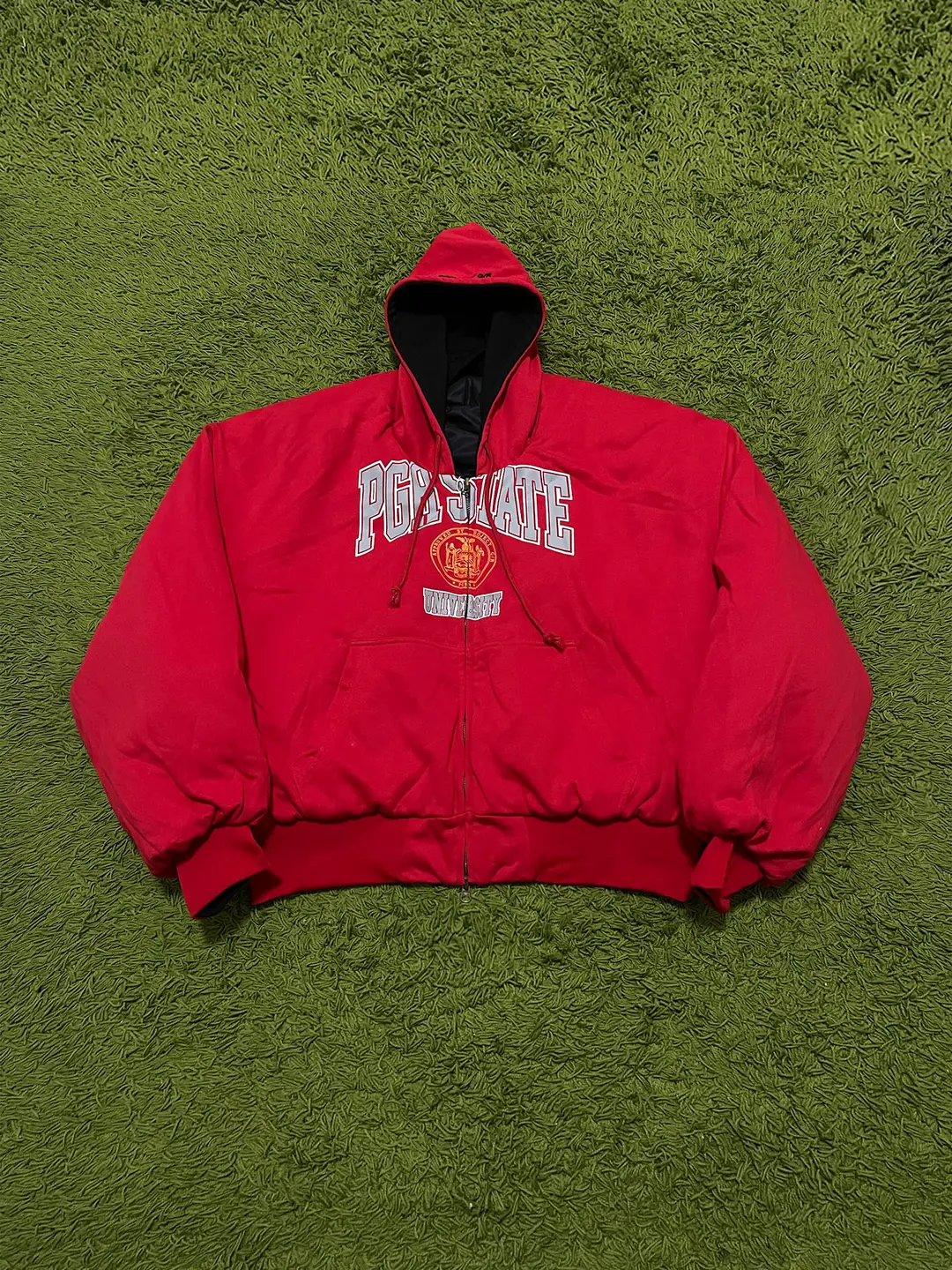 PROJECT G/R Wang Yi Heng with Winter Double-sided Profile Korean Wave VIBE Wind Hooded cotton-padded jacket Outwear Fashion
