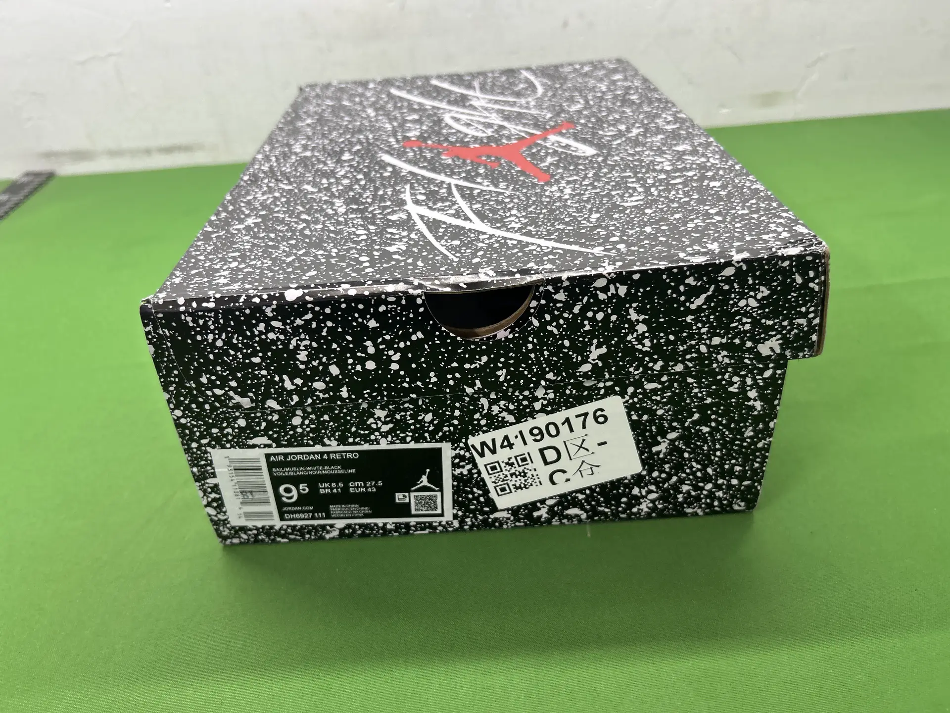Air Jordan 4 Retro Sail Multi White Black