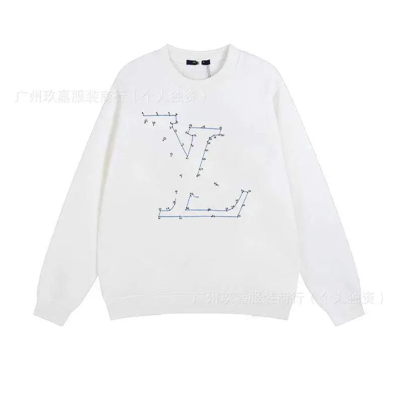 Cross-Border. Correct Version. Autumn and Winter Lujia High Weight Printed Long-Sleeved Sweatshirt High Version. 25 New Styles