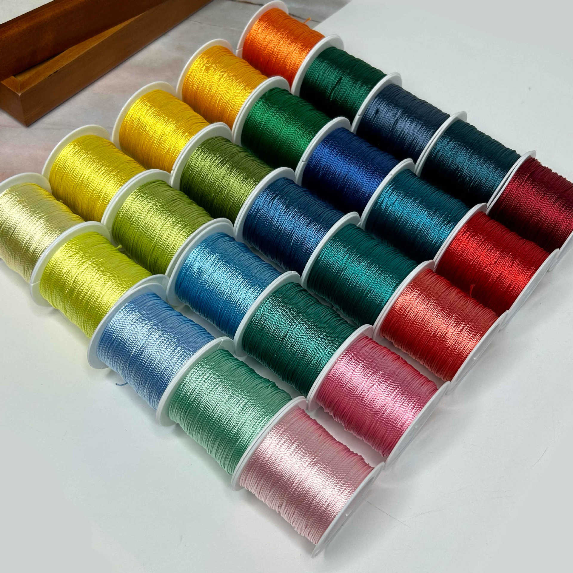 6 strands of 0.4mm braided wire thin wire ring wire handmade diy red rope bracelet braided wire strand wire