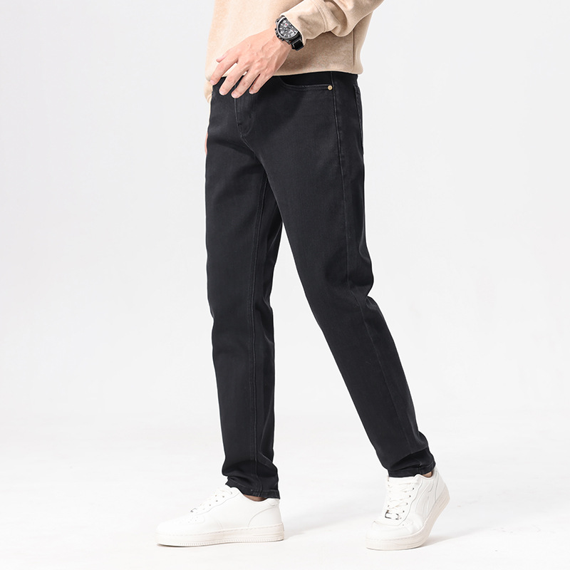 Jeans for Men 2026 New Spring and Autumn Blue Casual Loose Straight Elastic Long Pants Men's Clothing Amazon