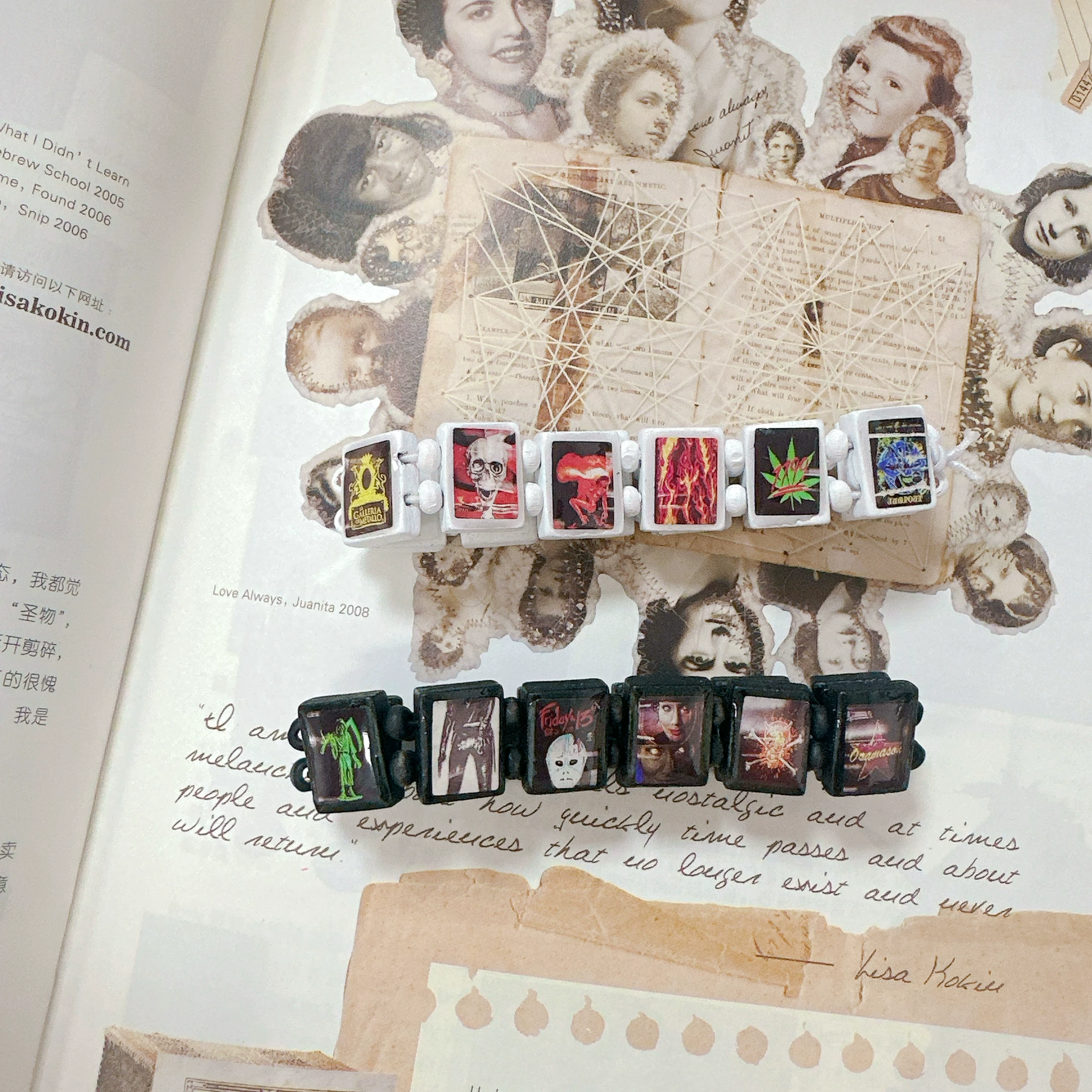 Osamason Jump Out Bazo1199 Collaboration Subculture Hip-Hop Bracelet Handmade Accessory