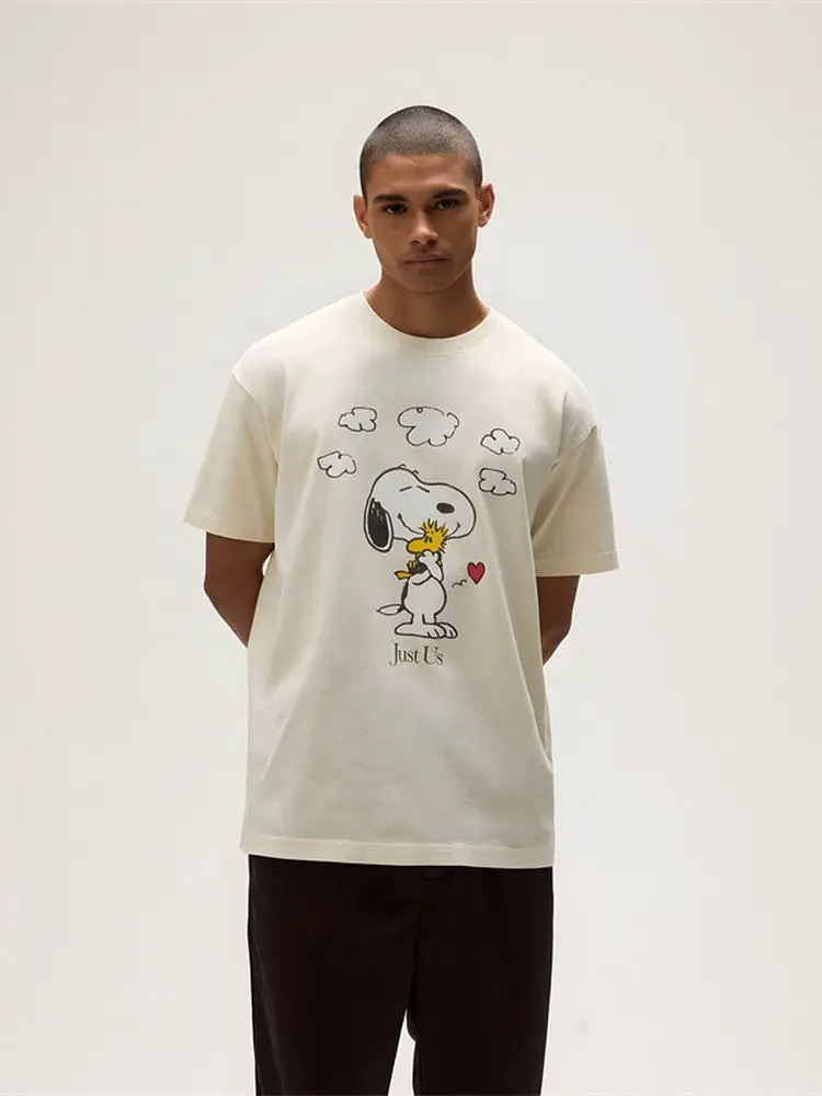 Kith 25Ss Summer New Heavy-Duty Printed Trendy Brand Loose Pure Cotton Crew Neck Top Unisex Couple Short-Sleeve T-Shirt