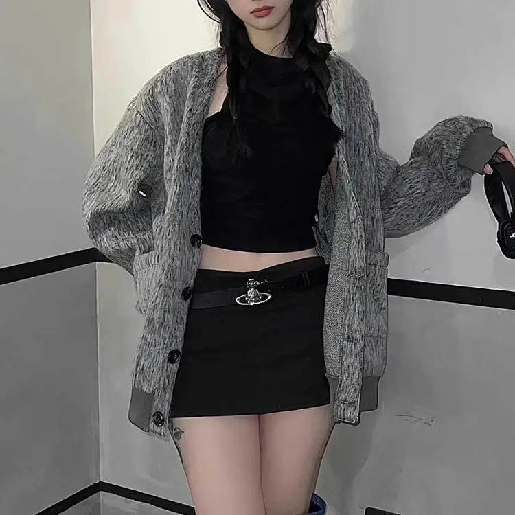 西太后土星立体板扣皮带女平滑扣窄款细腰带ins潮流时尚牛仔裤潮