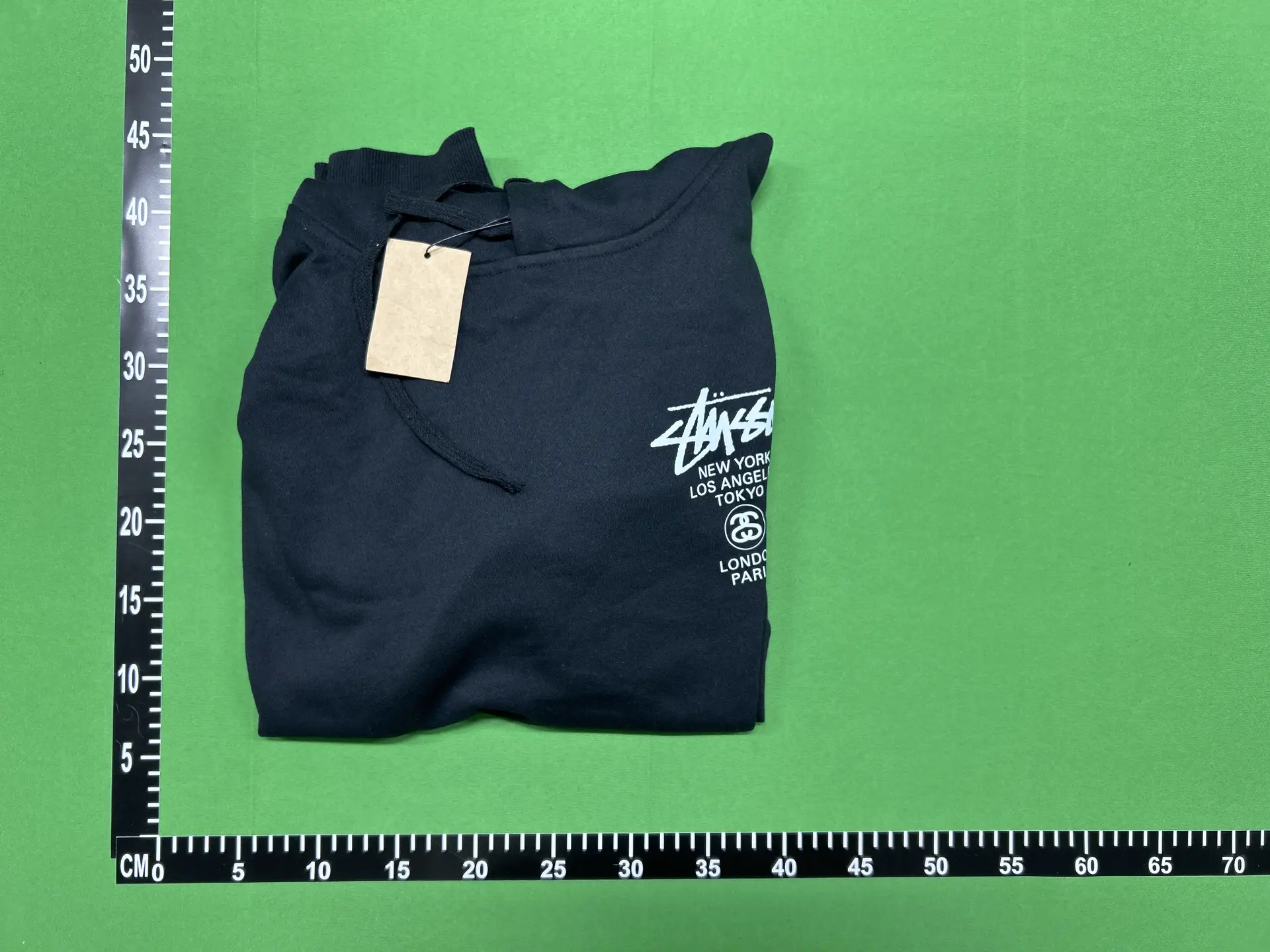 Stussy World Tour Hoodie Black