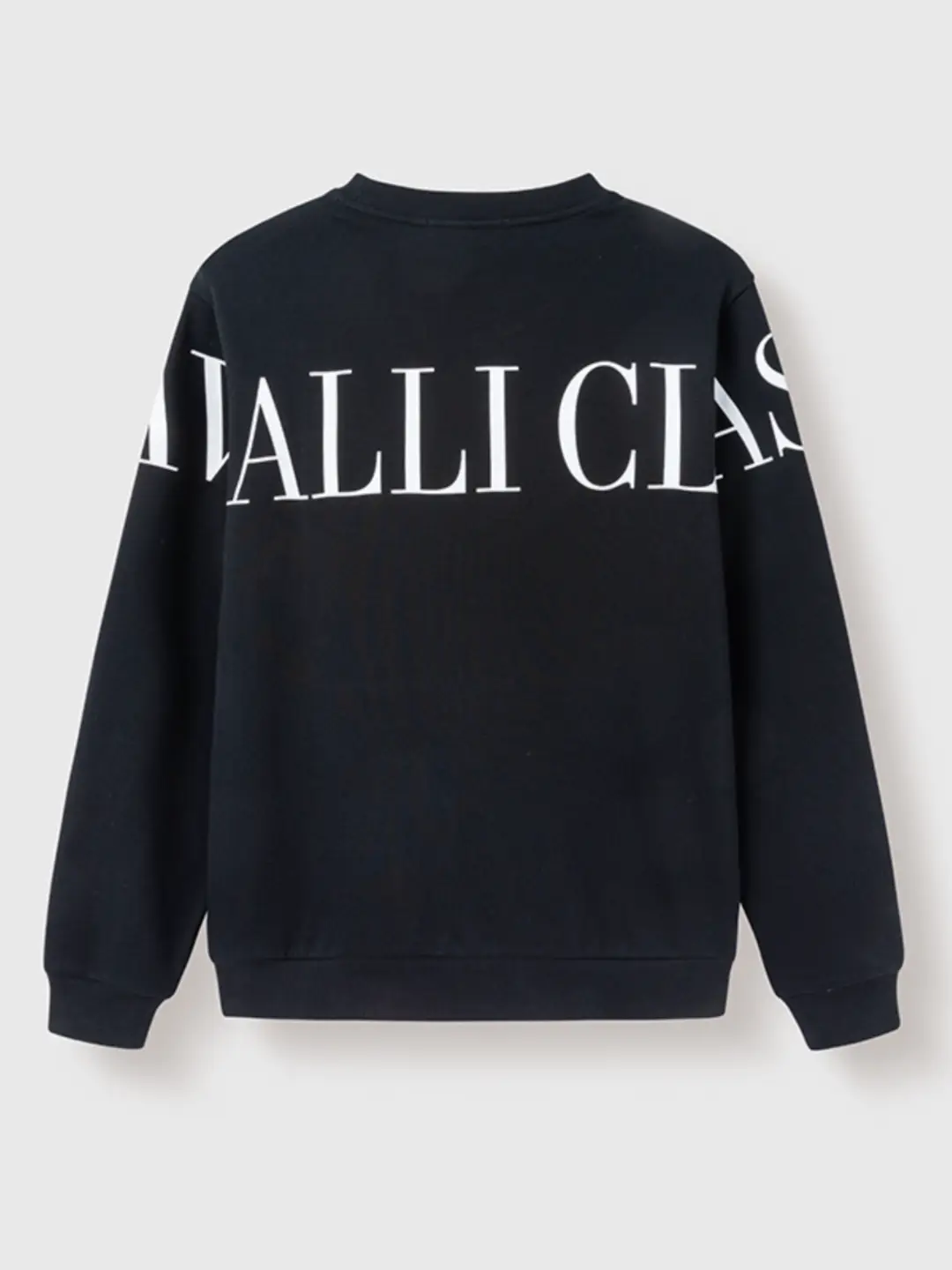 Cavalli Class Cavalli Big Logo Print Velvet Sweatshirt for Men Fall and winter pullover Fashion Casual Tops