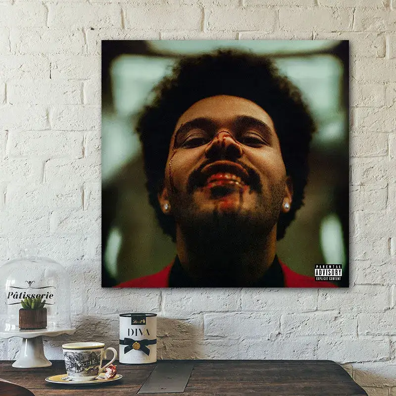 The Weeknd Album Cover Poster, Weeknd, Rap, Hip-Hop, Western Music Artist, Decorative Wall Art Picture