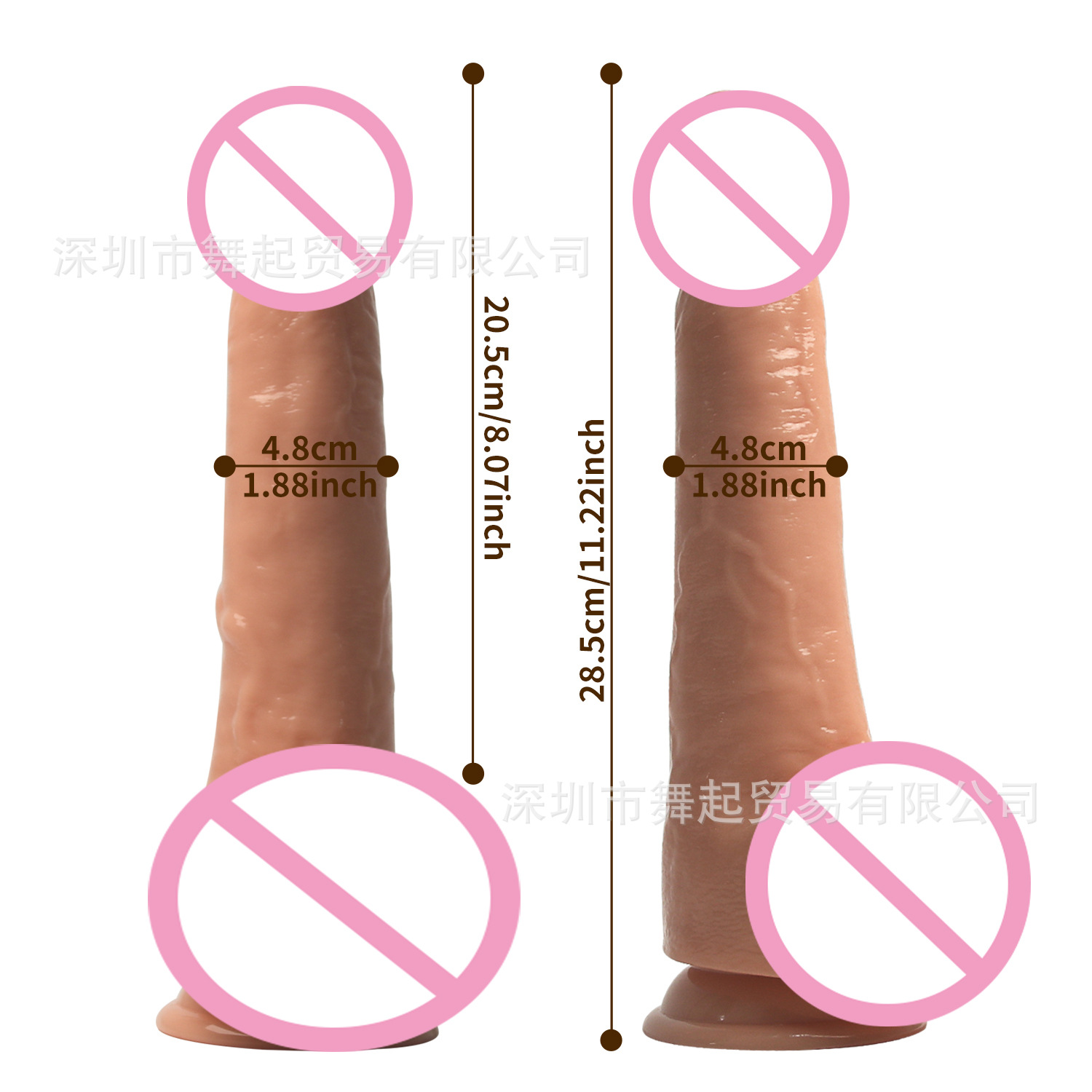 Cross-border simulation phallic women's masturbation manual dildo soft sex toys adult sex toys wholesale