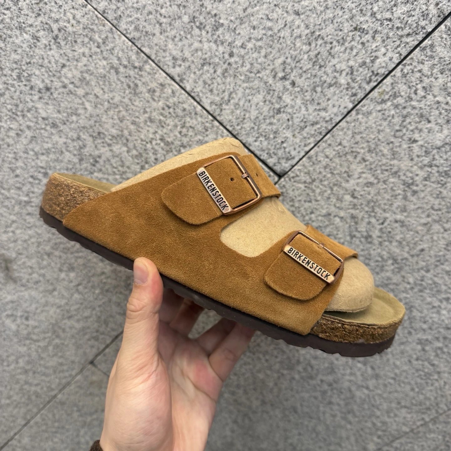 Premium-Grade Birk*enstock Cork Resort Slides