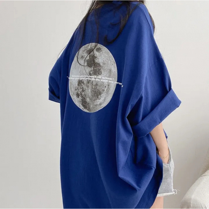 Trendy Women's T-Shirt Ins Super Popular Short Sleeve 2024 New Summer Student Loose Slimming Harajuku Style Hong Kong Korean Version
