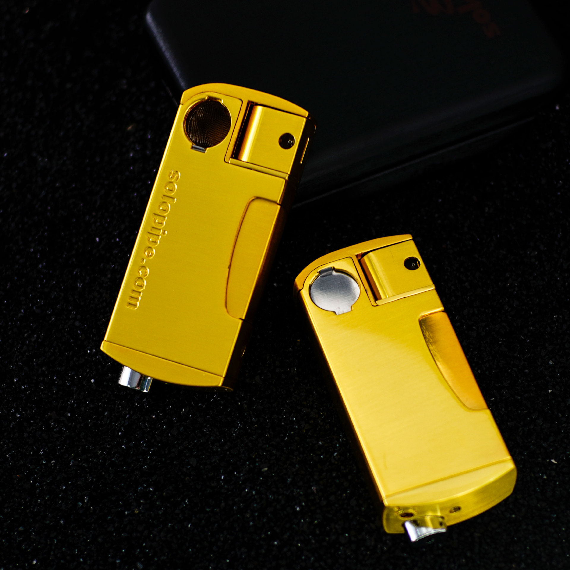 Creative side pressure ignition oblique fire lighter Inflatable pipe lighter manufacturers wholesale cross-border foreign trade supply