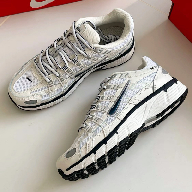 P-6000 Comfortable, Wear-Resistant, Cushioning Sports Running Shoes for Men and Women, Casual, Versatile, Commuting, Retro Dad Shoes Foto QC de 1688 na Qualit.ly