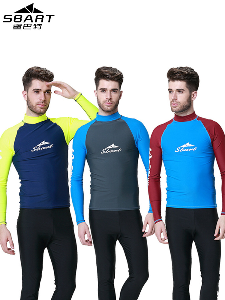 A generation of Shabart Korean adult men's long sleeve diving suit sunscreen thin waterproof mother split diving suit