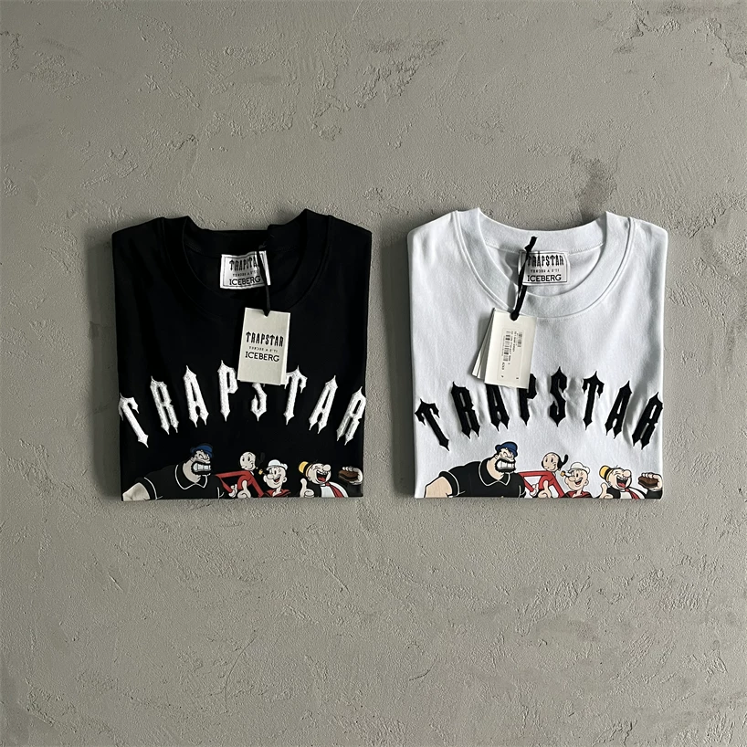Trapstar Shooter TEE Men's T-shirt Top Quality Popeye London Original Trendy Brand Short Sleeve