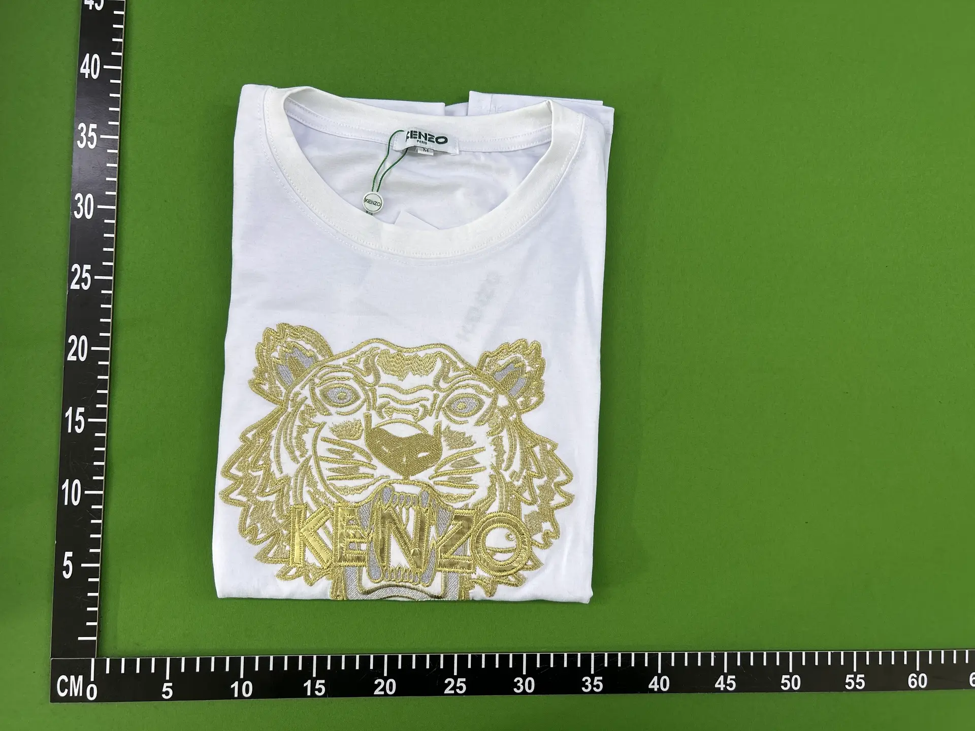 Kenzo Tiger Embroidered T-Shirt White