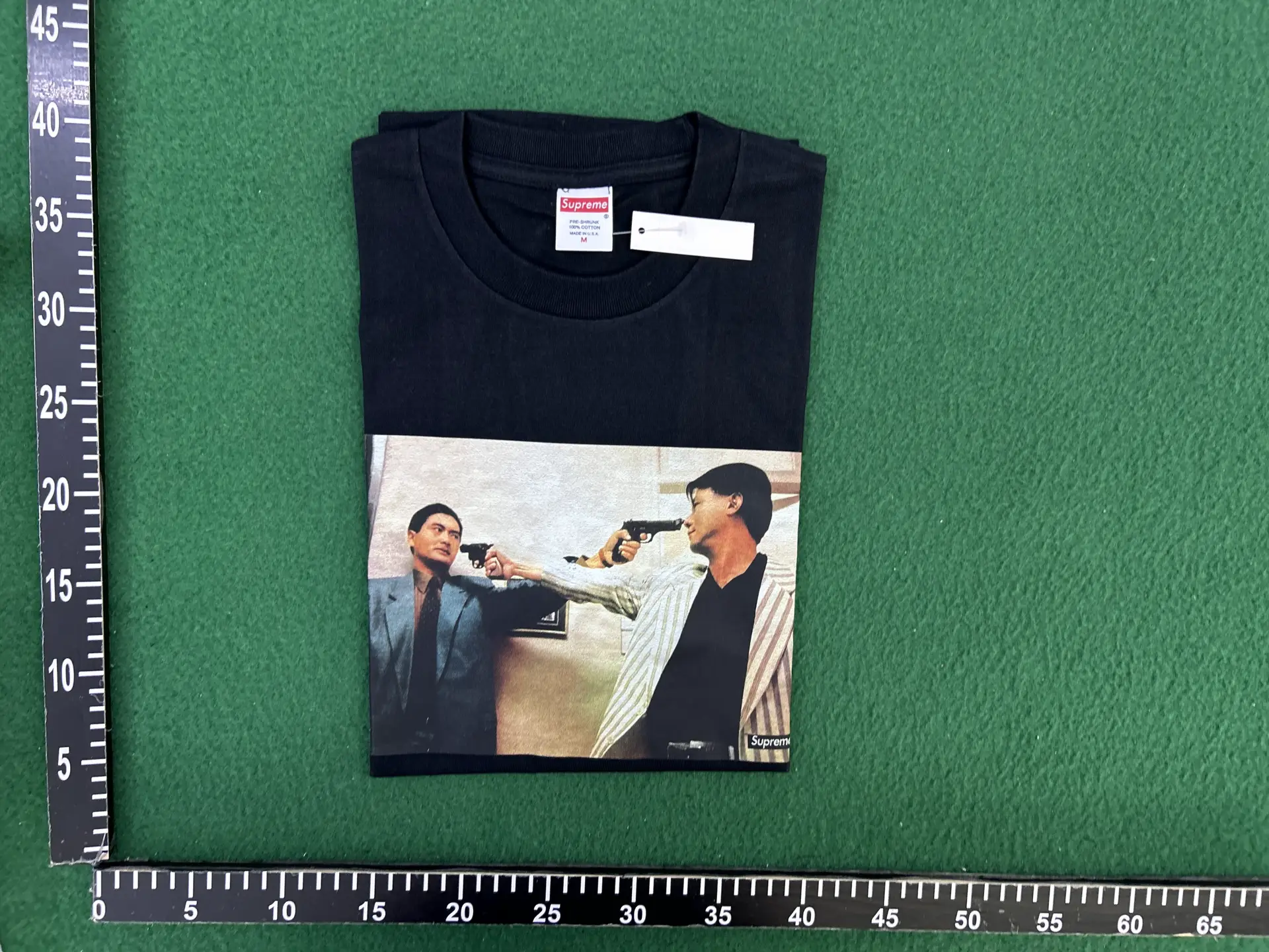 19SS The Killer Trust Tee Chow Yun-Fat Printed Couples Short Sleeve T-Shirt for Men and Women