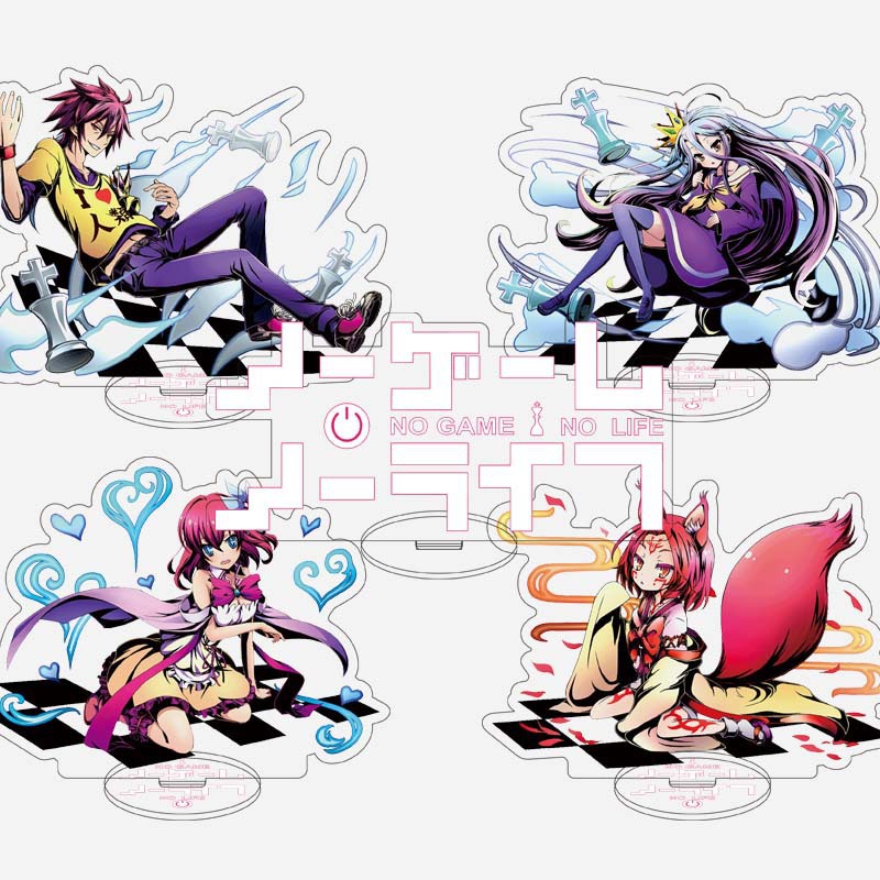 Cartoon standing card game life peripheral acrylic big standing card decoration student creative gift stationery wholesale