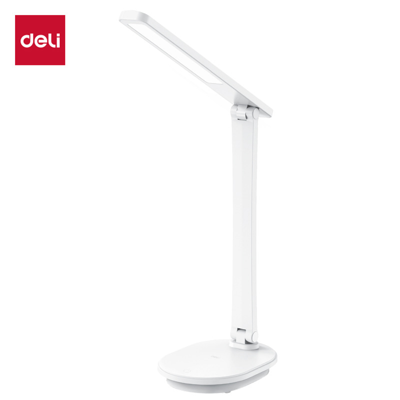 Deli Lf156/Lf157 Basic L-Shaped Foldableing Table Lamp for Home Bedside Writing Desk Table Lamp